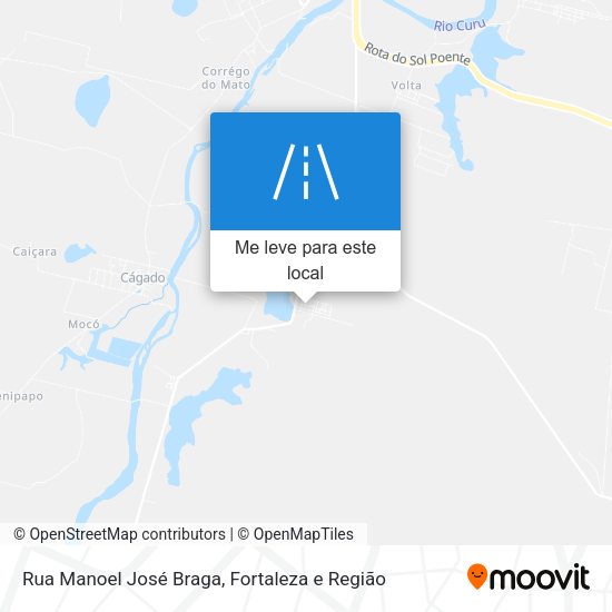 Rua Manoel José Braga mapa