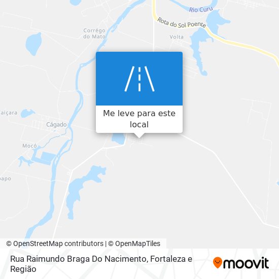 Rua Raimundo Braga Do Nacimento mapa