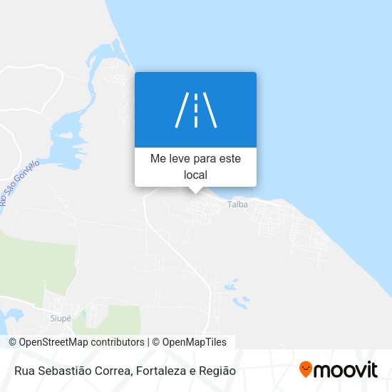 Rua Sebastião Correa mapa
