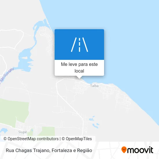 Rua Chagas Trajano mapa