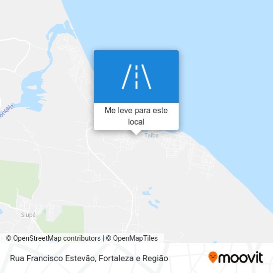 Rua Francisco Estevão mapa