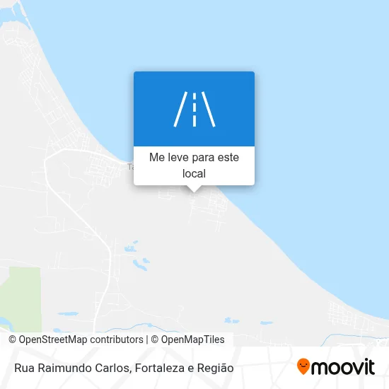 Rua Raimundo Carlos mapa