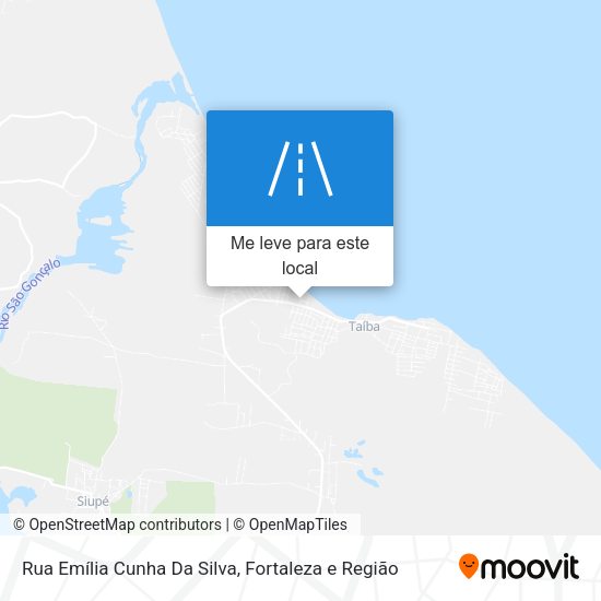 Rua Emília Cunha Da Silva mapa