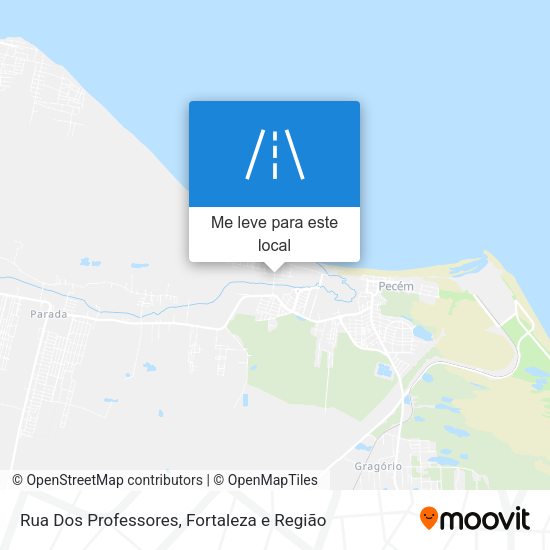 Rua Dos Professores mapa