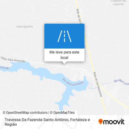 Travessa Da Fazenda Santo Antônio mapa