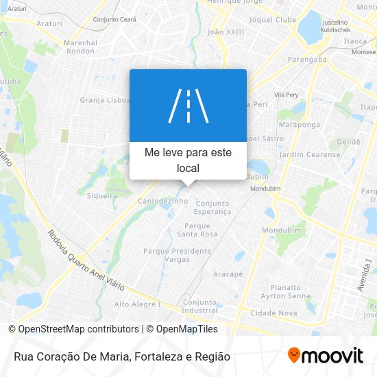 Rua Coração De Maria mapa