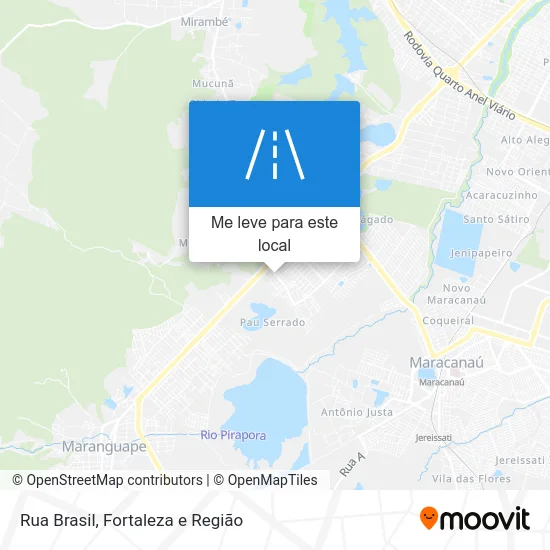 Rua Brasil mapa