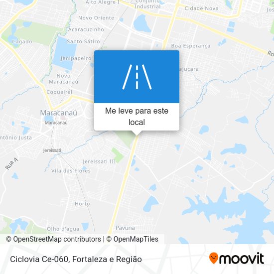 Ciclovia Ce-060 mapa