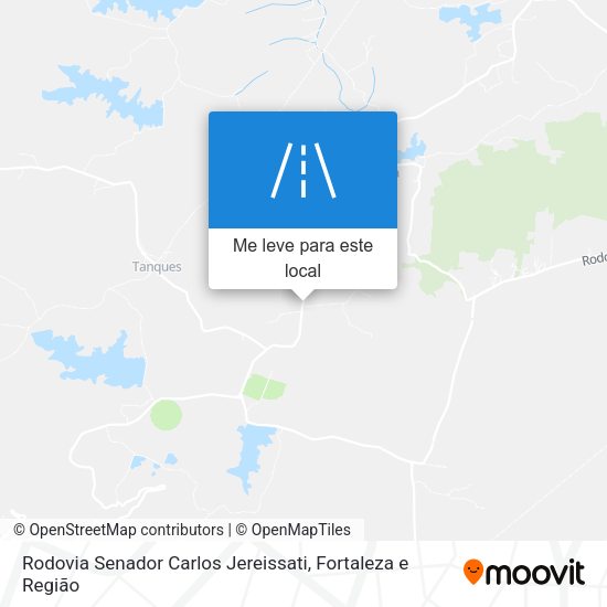 Rodovia Senador Carlos Jereissati mapa