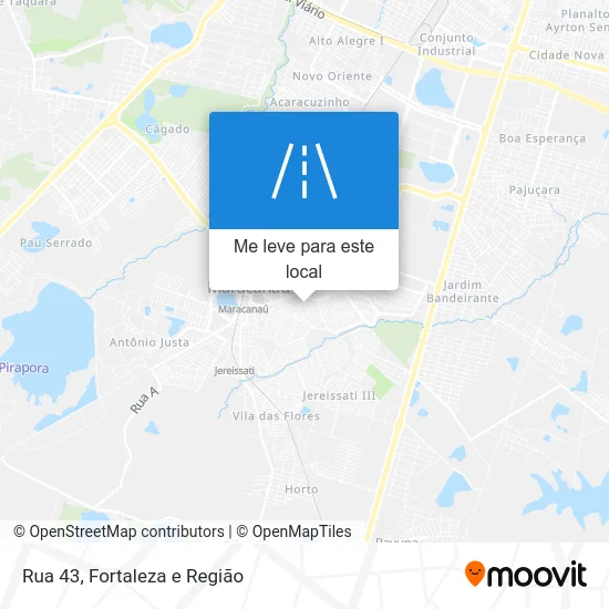 Rua 43 mapa