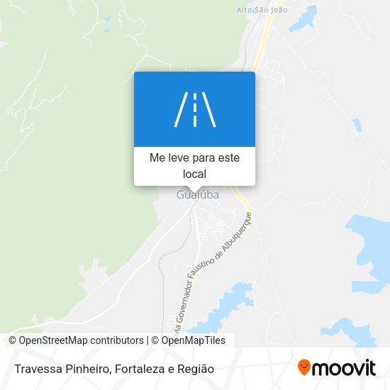 Travessa Pinheiro mapa
