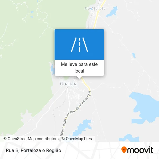 Rua B mapa
