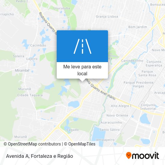 Avenida A mapa