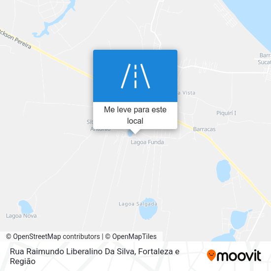 Rua Raimundo Liberalino Da Silva mapa