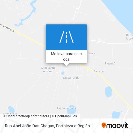 Rua Abel João Das Chagas mapa