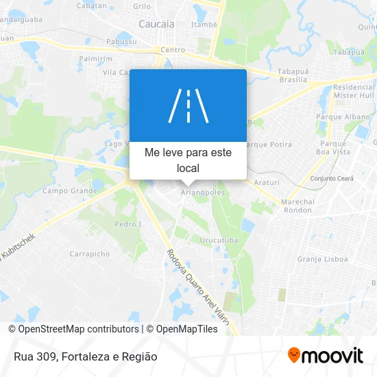 Rua 309 mapa