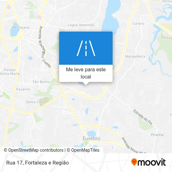 Rua 17 mapa