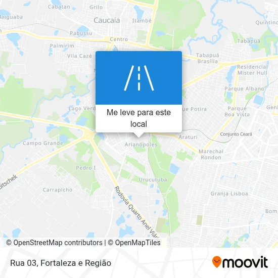 Rua 03 mapa