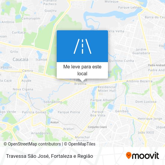Travessa São José mapa