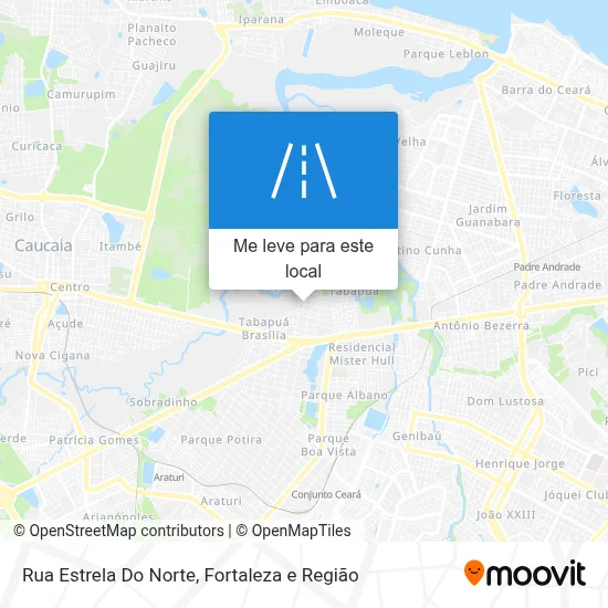Rua Estrela Do Norte mapa