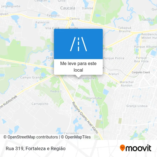 Rua 319 mapa