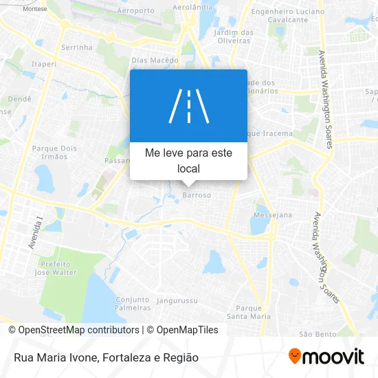 Rua Maria Ivone mapa