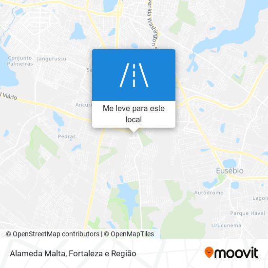 Alameda Malta mapa