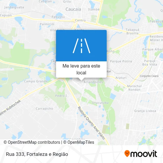 Rua 333 mapa