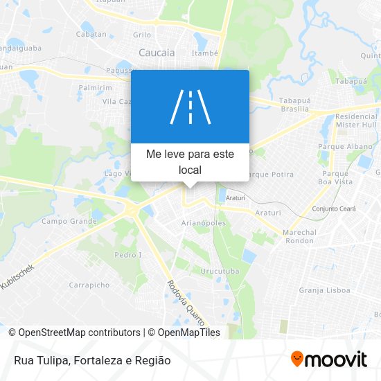 Rua Tulipa mapa