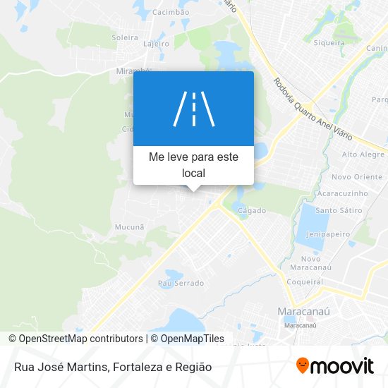 Rua José Martins mapa