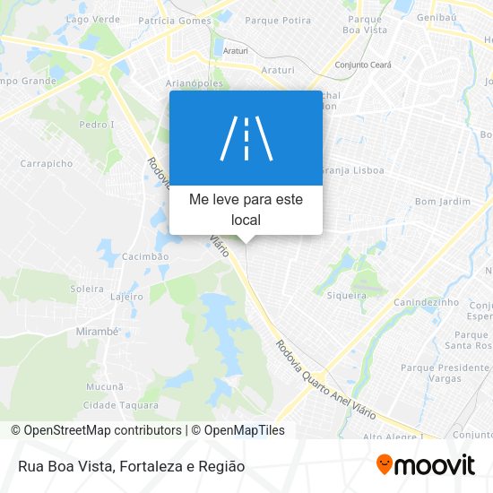 Rua Boa Vista mapa