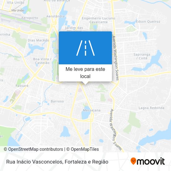 Rua Inácio Vasconcelos mapa