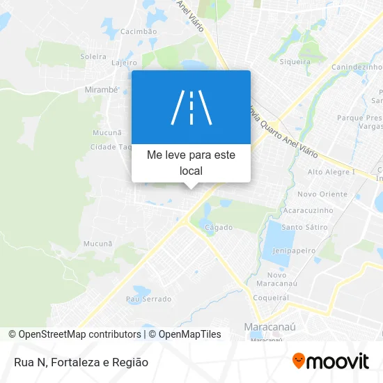 Rua N mapa