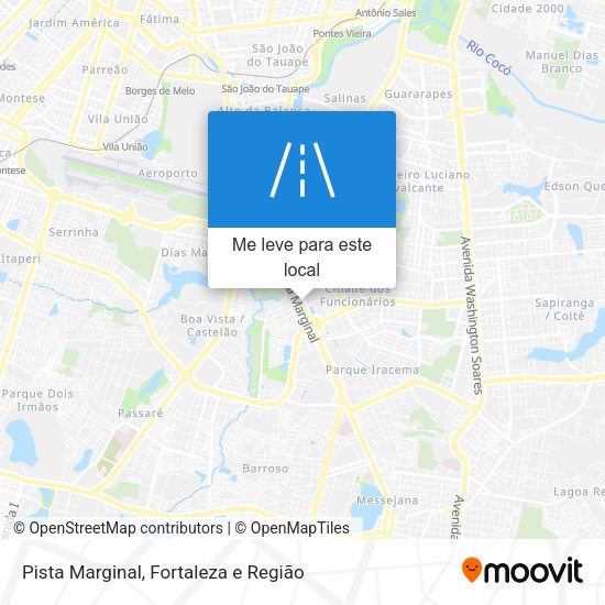 Pista Marginal mapa