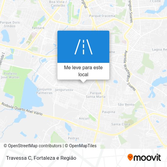 Travessa C mapa