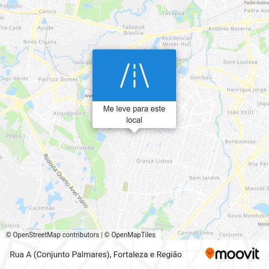Rua A (Conjunto Palmares) mapa