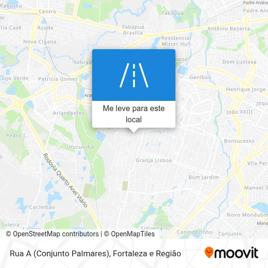 Rua A (Conjunto Palmares) mapa