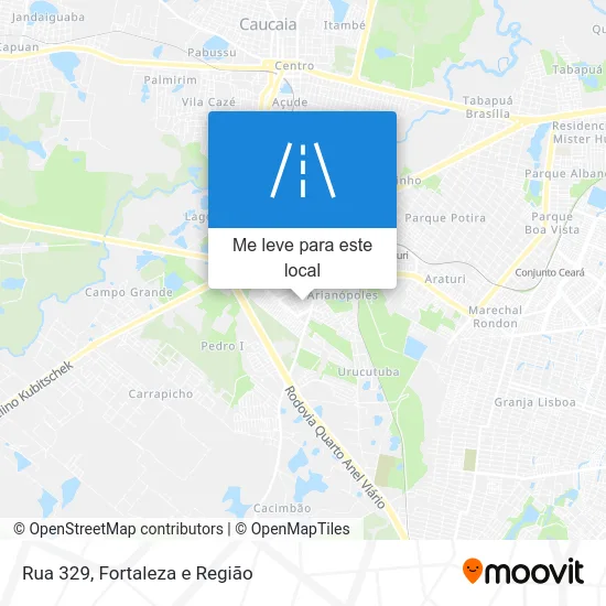 Rua 329 mapa