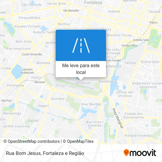 Rua Bom Jesus mapa