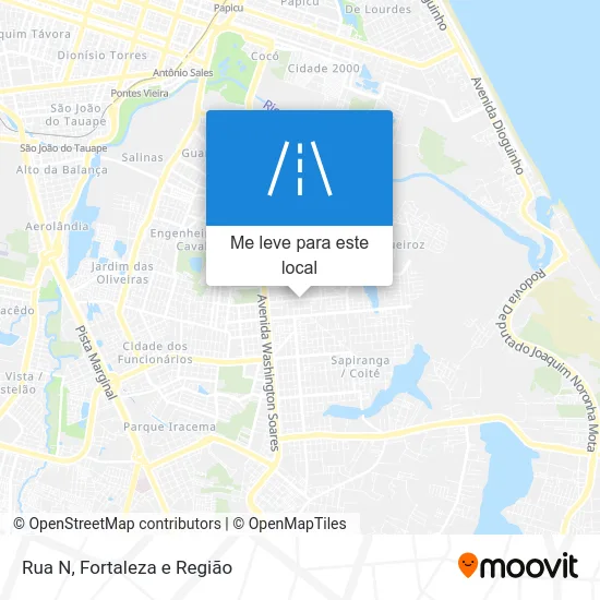 Rua N mapa