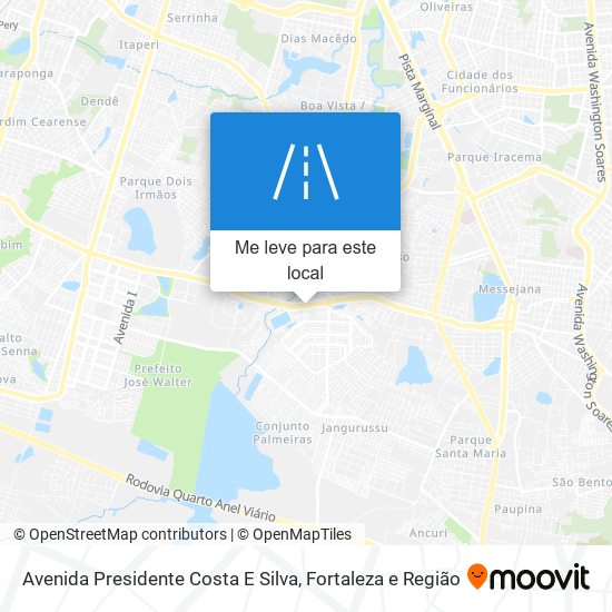 Avenida Presidente Costa E Silva mapa