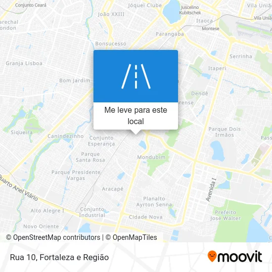 Rua 10 mapa
