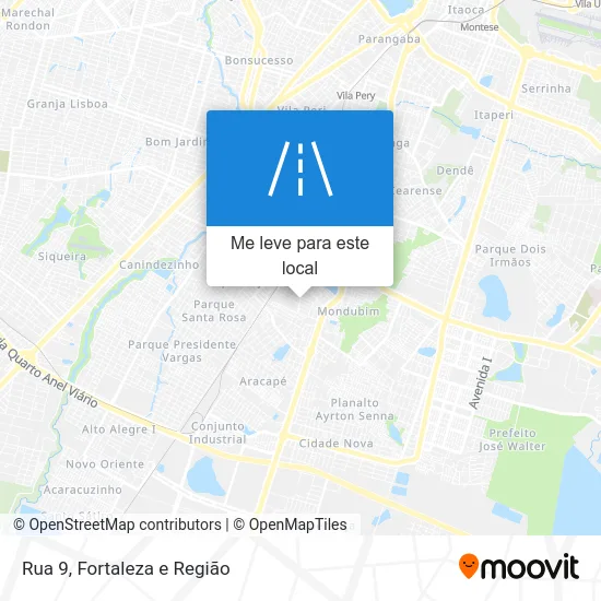 Rua 9 mapa