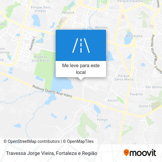 Travessa Jorge Vieira mapa