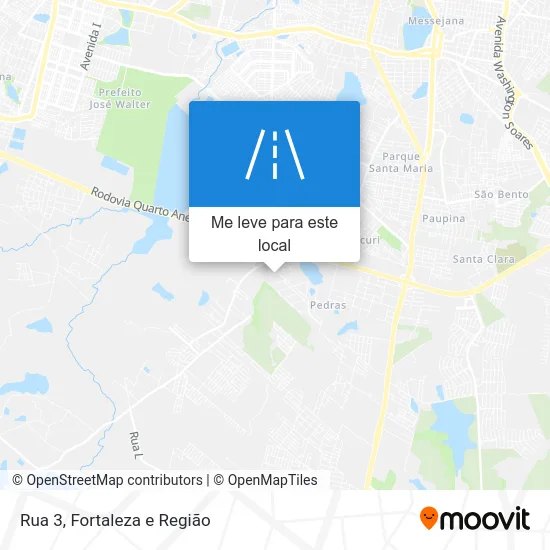 Rua 3 mapa