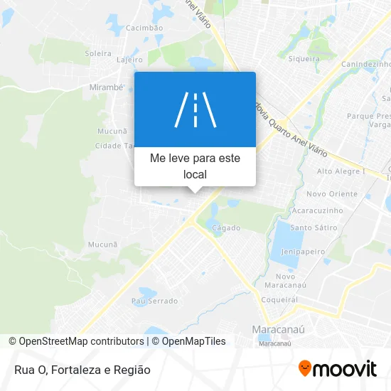 Rua O mapa
