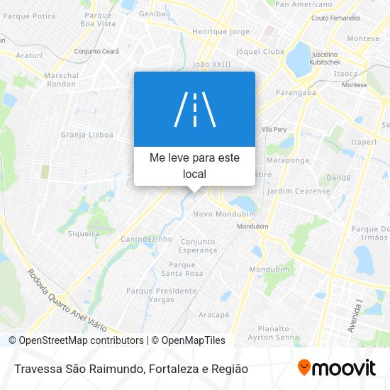 Travessa São Raimundo mapa