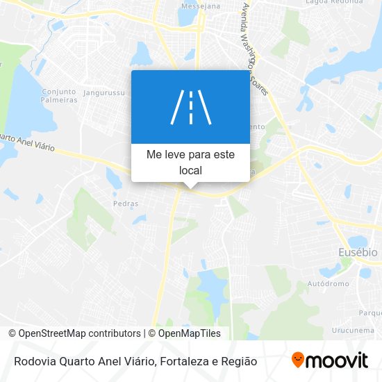 Rodovia Quarto Anel Viário mapa