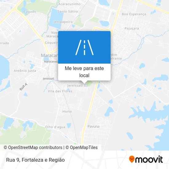 Rua 9 mapa