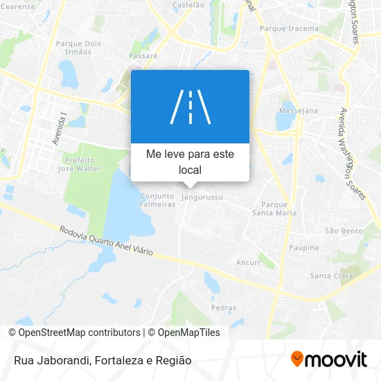 Rua Jaborandi mapa